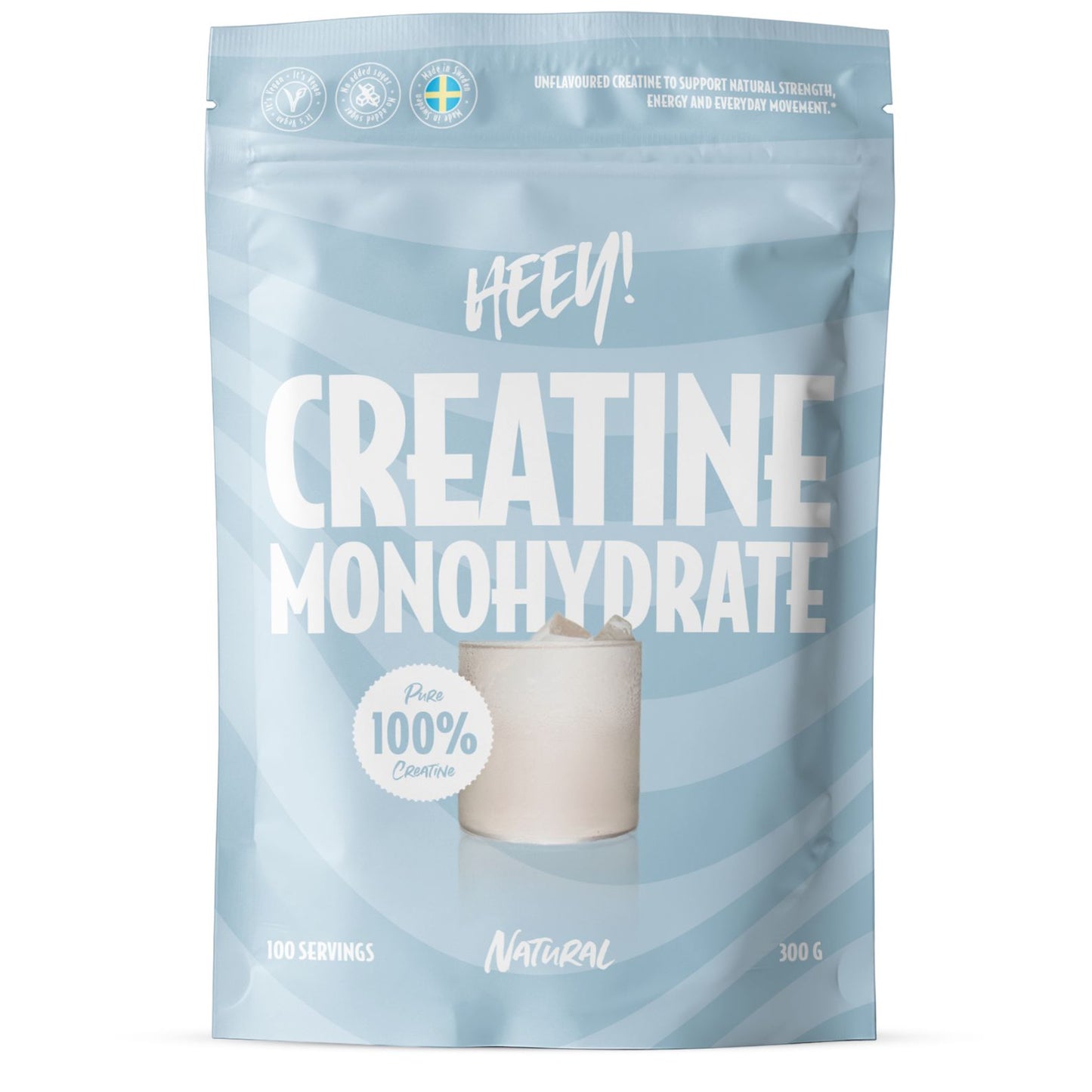 Heey! Creatine Monohydrate Natural-Heey!-Hyvinvoinnin Tavaratalo