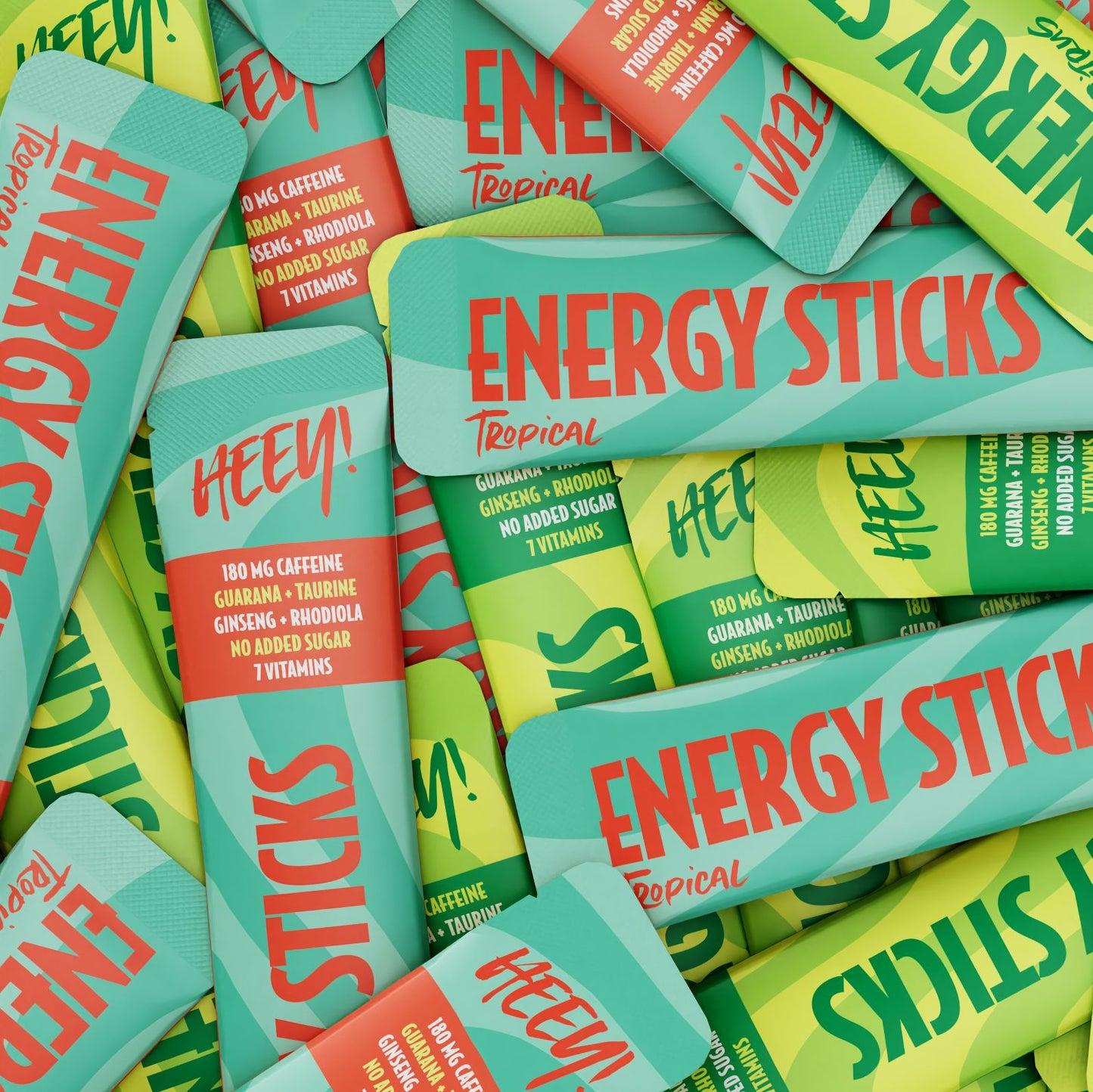 Heey! Energy Sticks Caffeine + Guarana Zesty Citrus-Heey!-Hyvinvoinnin Tavaratalo