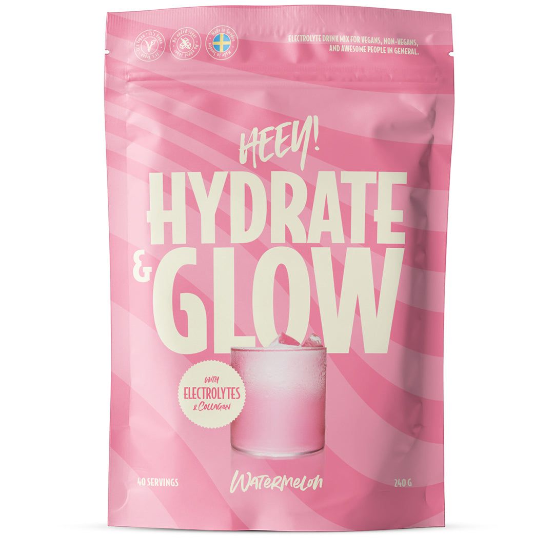 Heey! Hydrate & Glow Electrolytes + Coll-egan® Watermelon-Heey!-Hyvinvoinnin Tavaratalo