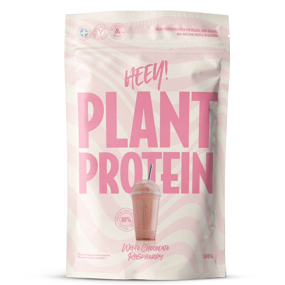 Heey! Plant Protein White Chocolate Raspberry-Heey!-Hyvinvoinnin Tavaratalo