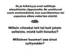 Hidasta Elämää Rakkauden Etsijän Keskustelukortit; teksti korostaa ilon ja leikkisyyden merkitystä arjessa kysyen, milloin viimeksi tunsit iloa ja minkälainen huumori innostaa; sivun keskellä pieni lehden kuva; ulkoasu pääosin selkeää mustaa groteskitekstiä valkoisella pohjalla; ei ihmishahmoja tai käsiä näkyvissä; kuva yhdestä sivusta ylhäältä kuvattuna.