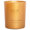 JOIK Home & Spa Tuoksukynttilä Winter Romance kultaisessa lasissa, rapsivahakynttilä 150 g