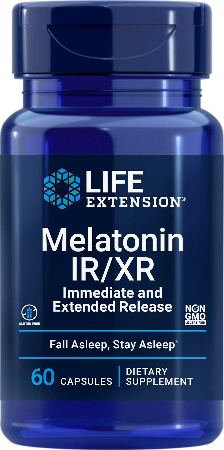 Life Extension Melatonin IR/XR-Life Extension-Hyvinvoinnin Tavaratalo