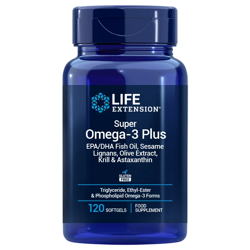 Life Extension Super Omega-3 Plus EPA/DHA Fish Oil, Sesame Lignans & Olive Extract-Life Extension-Hyvinvoinnin Tavaratalo