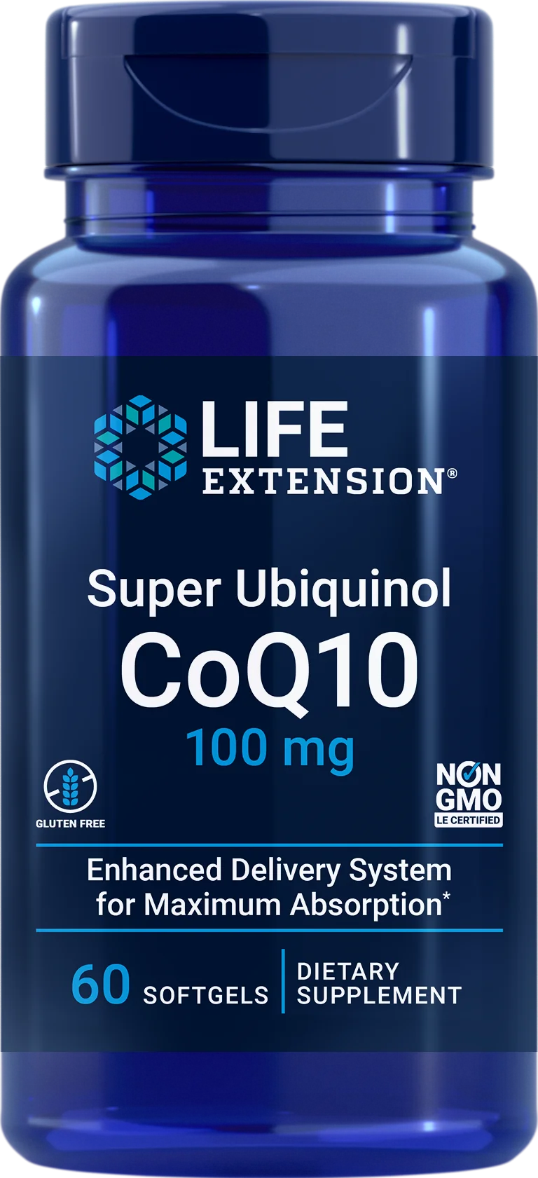 Life Extension Super Ubiquinol CoQ10 100 mg-Life Extension-Hyvinvoinnin Tavaratalo