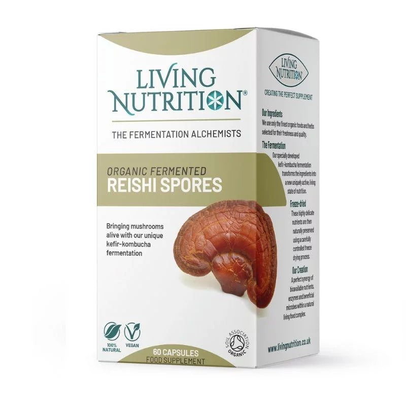 Living Nutrition Fermentoitu Reishi (Parasta ennen 20.01.2026)-Living Nutrition-Hyvinvoinnin Tavaratalo