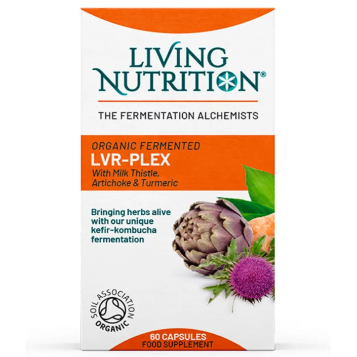 Living Nutrition - Organic Fermented Symbiotic (60 Capsules) - A Highly