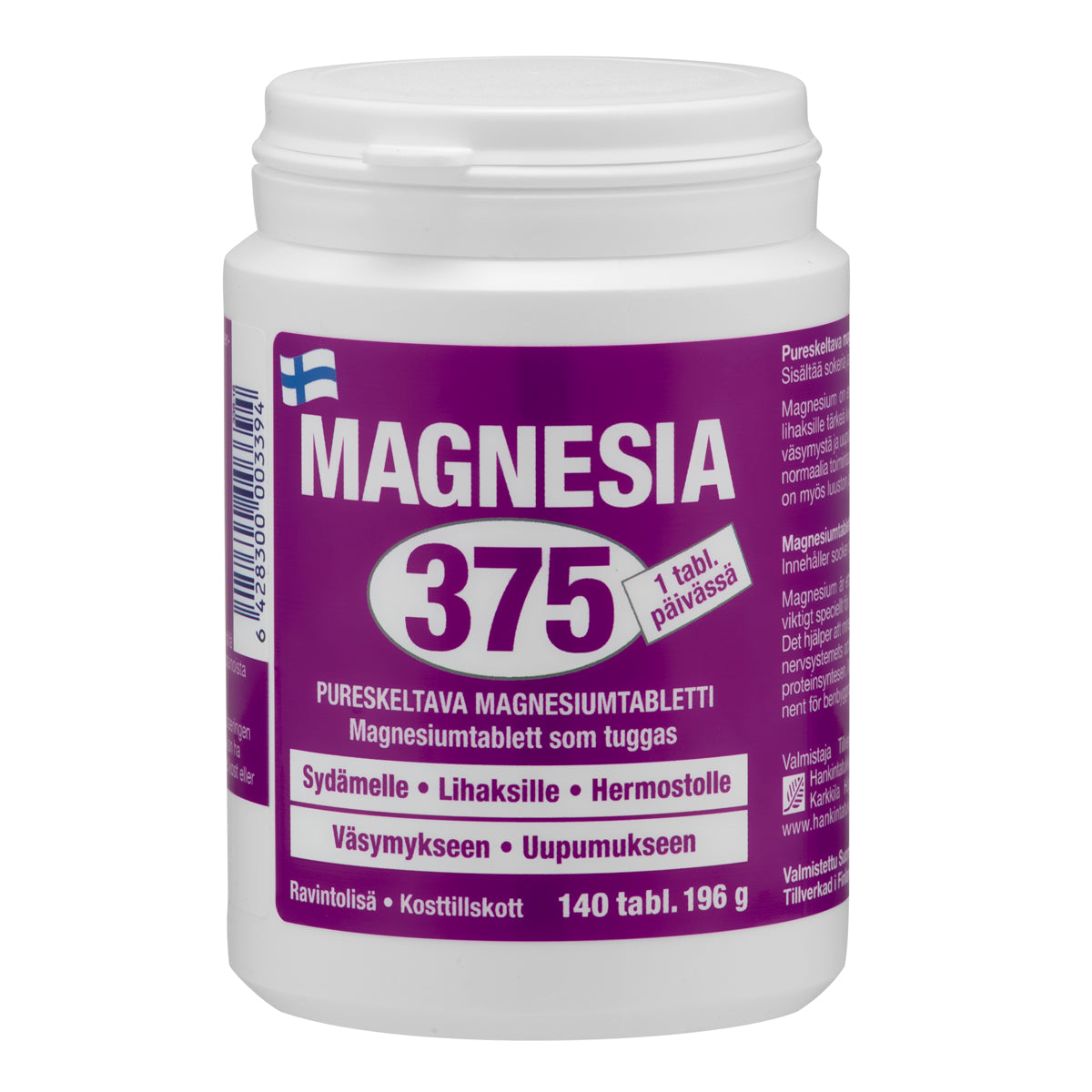 Magnesia 375-Hankintatukku-Hyvinvoinnin Tavaratalo