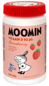 Moomin® D-vitamiini 10 µg Mansikka