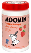 Moomin® D-vitamiini 10 µg Mansikka