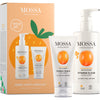 Mossa Berry Happy Hands -lahjapakkaus: oranssi tyrnirasia, Vitamin Clean -käsisaippua ja Vitamin Touch -käsivoide