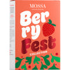 Mossa Berryfest Collection -joululahjarasia punaisella mansikkakuvituksella
