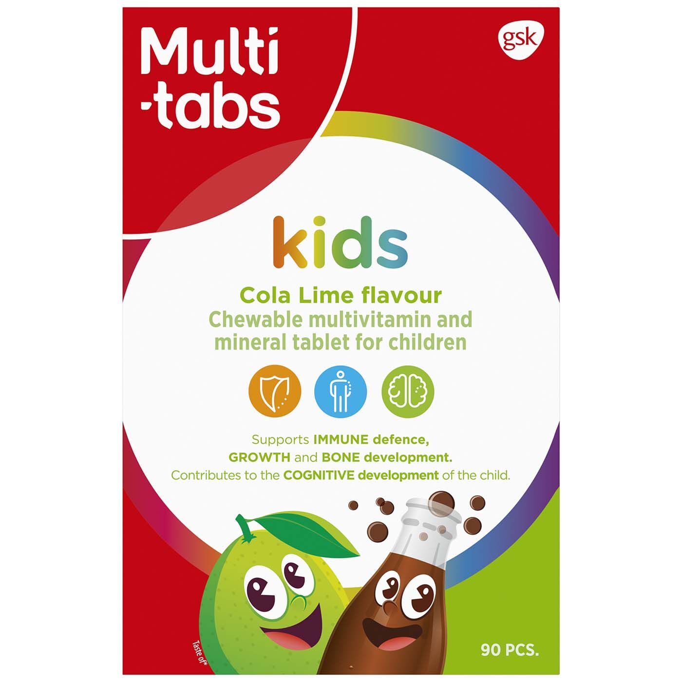 Multi-tabs Kids Kola-Lime-Multi-Tabs-Hyvinvoinnin Tavaratalo