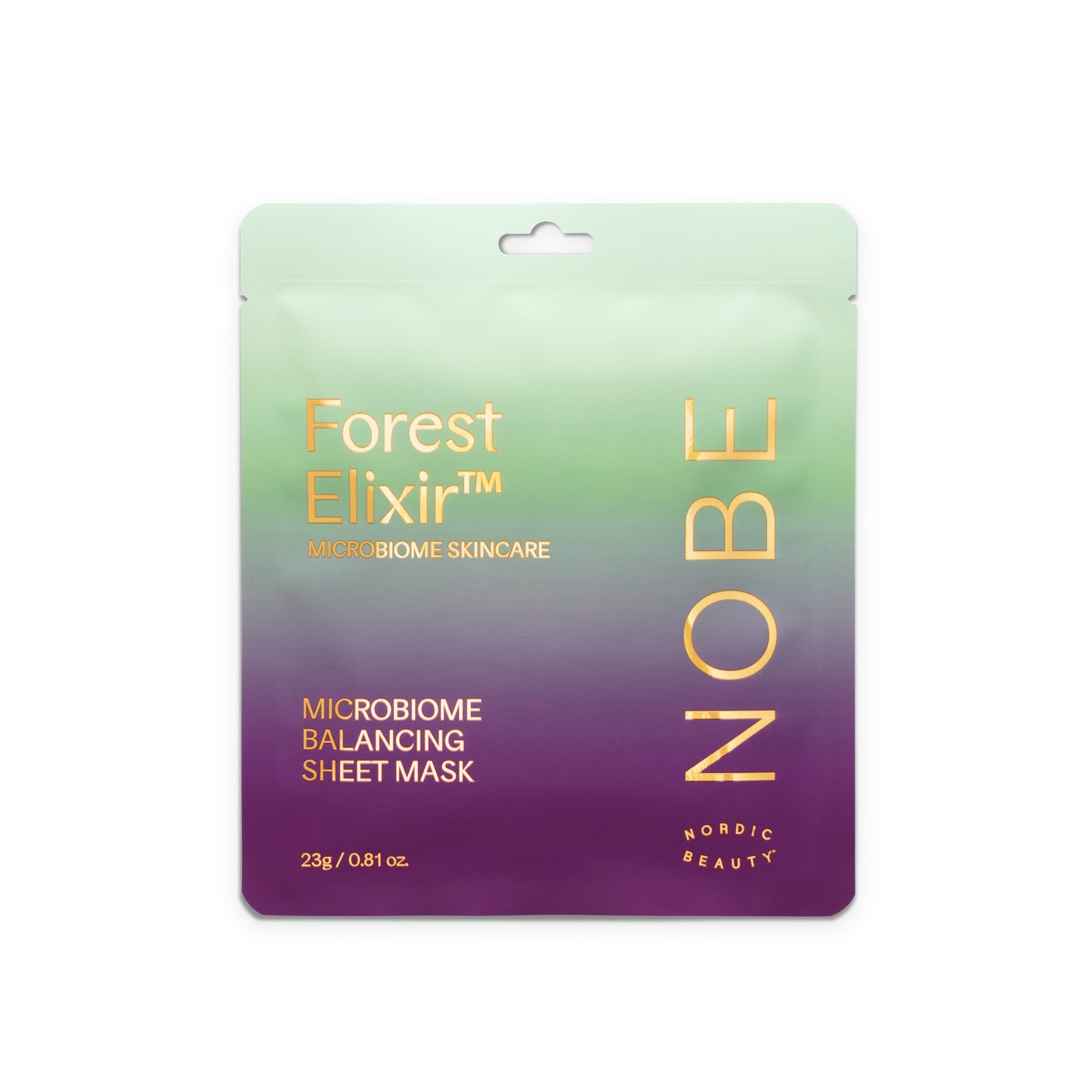 NOBE Forest Elixir® Microbiome Balancing Sheet Mask-NOBE Nordic Beauty-Hyvinvoinnin Tavaratalo