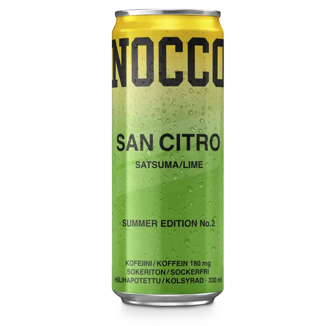 NOCCO BCAA San Citro Energiajuoma 24-pack-NOCCO-Hyvinvoinnin Tavaratalo