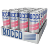 NOCCO Electrolyte Pink Grape -energiajuoman 24 tölkin pakkaus