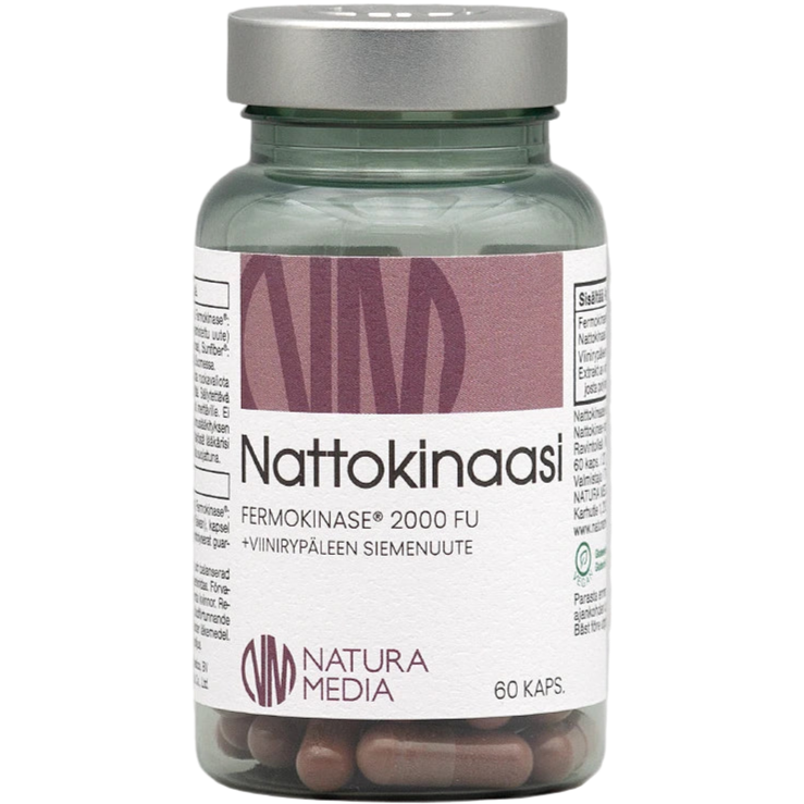 Natura Media Nattokinaasi-Natura Media-Hyvinvoinnin Tavaratalo
