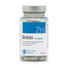 A bottle of Natura Media Sinkki + Fytaasi dietary supplement capsules, labeled in Finnish, containing 60 carefully formulated capsules. The plastic bottle has a cylindrical shape with a matte white label and glossy green cap. The label uses blue and green sans serif text. Only the product is visible; no people or background elements are shown.
