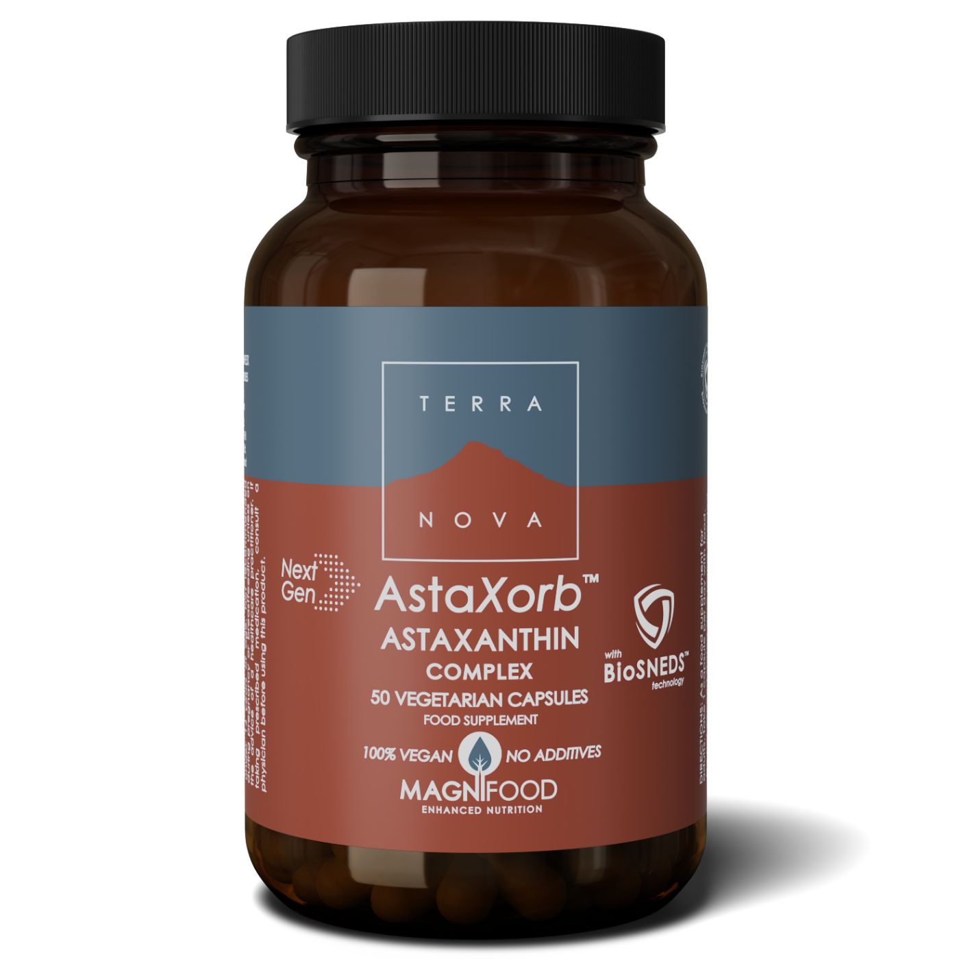 Terranova NextGen AstaXorb Astaxanthin Complex, pakkaus 50 kaps