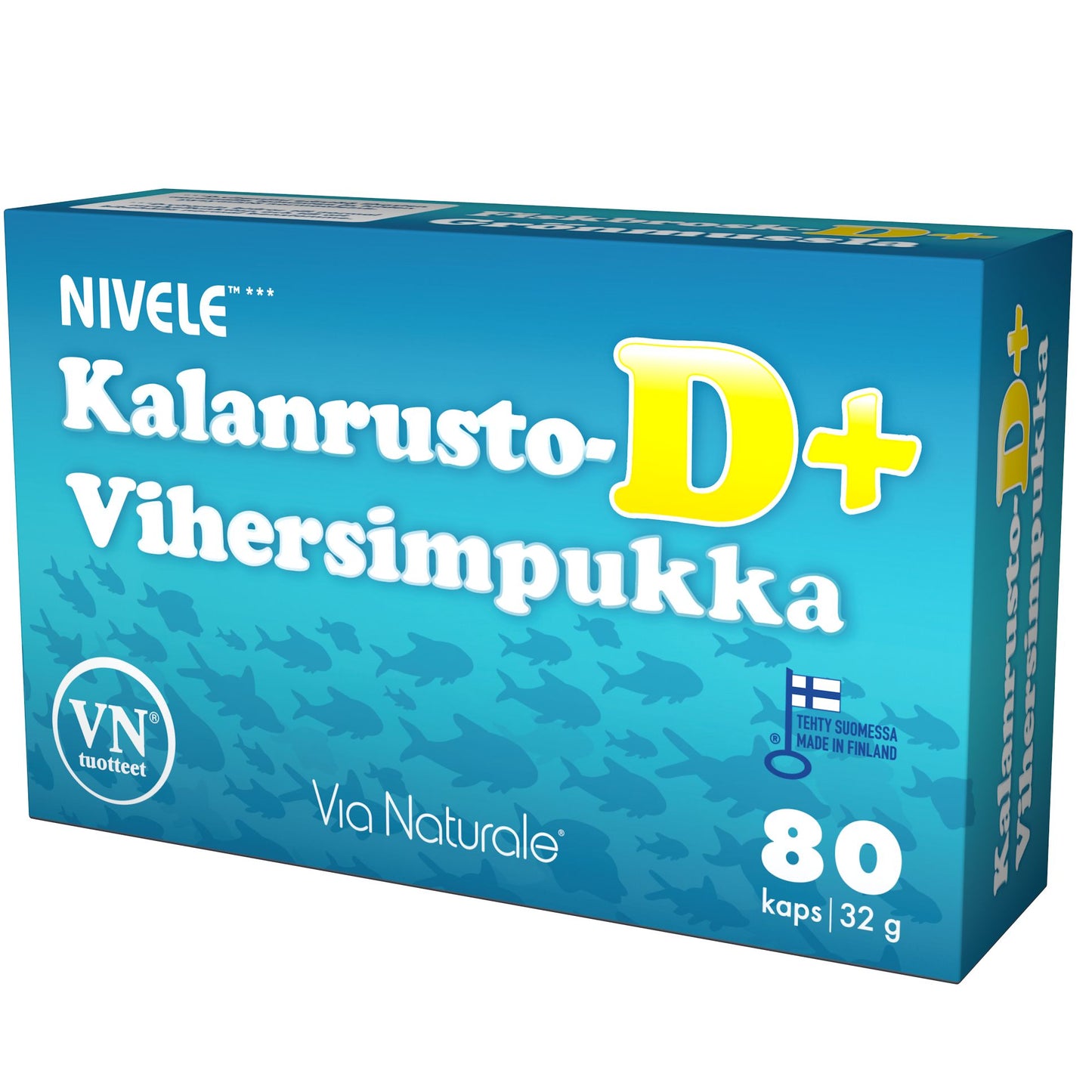 Nivele Kalanrusto-Vihersimpukka D+-Via Naturale-Hyvinvoinnin Tavaratalo