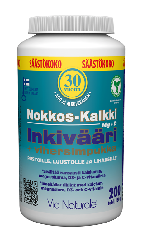 Nokkos-Kalkki-Inkivääri + vihersimpukka