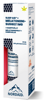 Nordaid Sleep Aid Melatoniini 1 mg + Hamppuöljy-Nordaid-Hyvinvoinnin Tavaratalo
