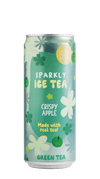 Nordic Berries & More Sparkly Ice Tea Crispy Apple, hiilihapotettu vihreä jäätee, 0,33 l tölkki