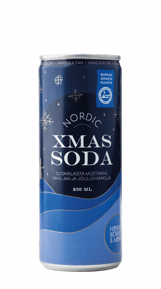 Nordic Berries & More Xmas Soda-Poikain Parhaat-Hyvinvoinnin Tavaratalo