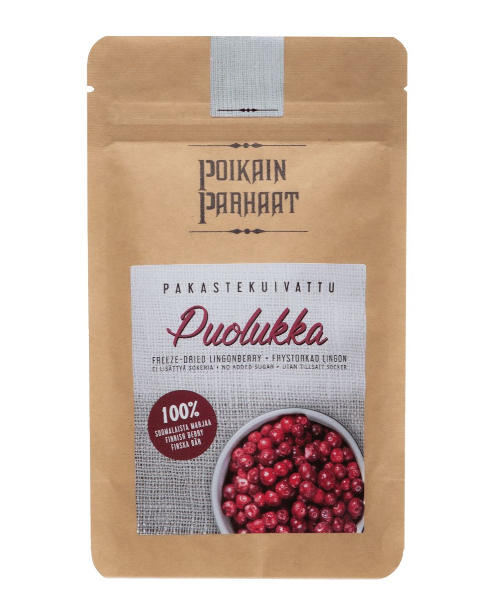 Poikain Parhaat Pakastekuivattu Puolukka-Poikain Parhaat-Hyvinvoinnin Tavaratalo
