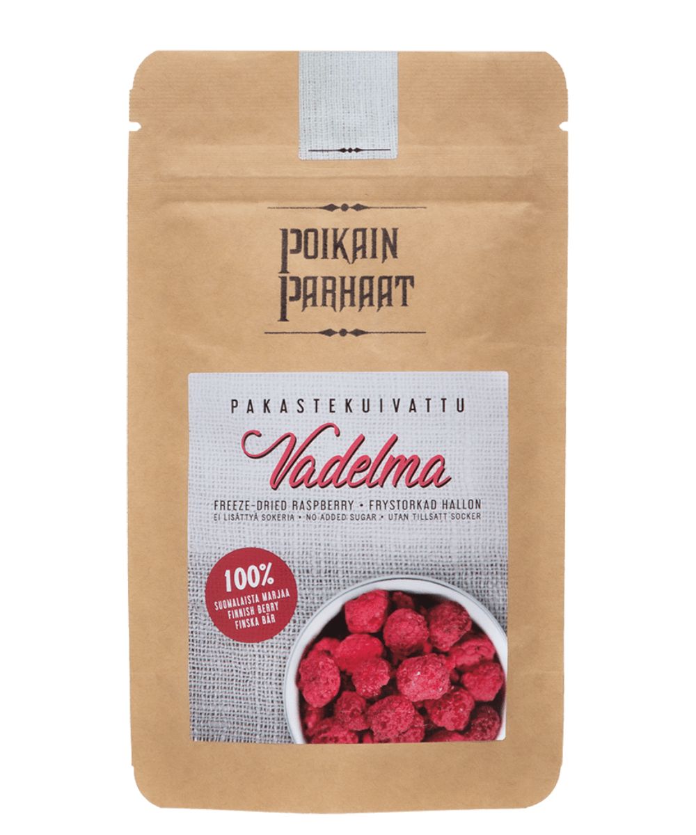 Poikain Parhaat Pakastekuivattu Vadelma-Poikain Parhaat-Hyvinvoinnin Tavaratalo