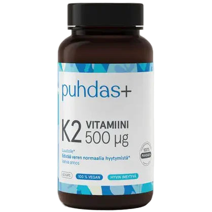 Puhdas+ K2-vitamiini 500 mikrog
