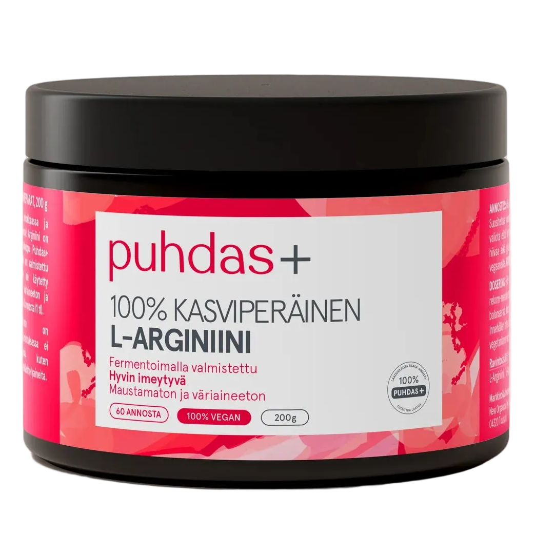 Puhdas+ Kasviperäinen L-Arginiini