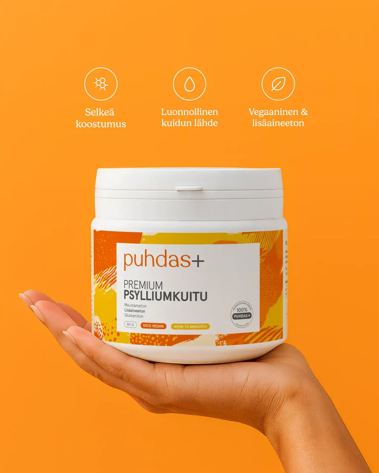 Puhdas+ Premium Psyllium kuitu