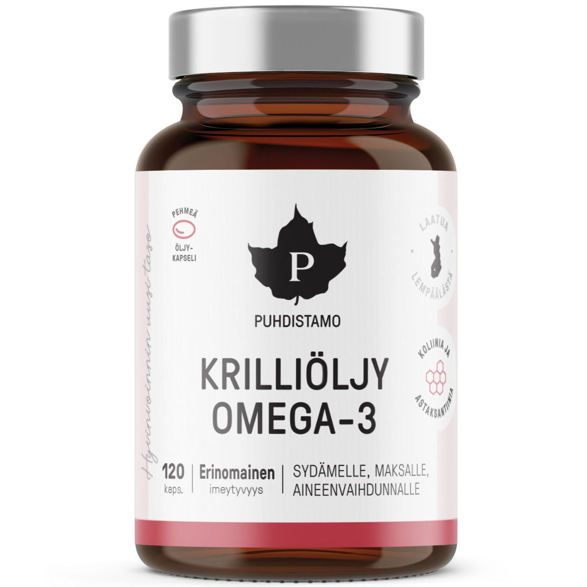 Puhdistamo Krilliöljy Omega-3
