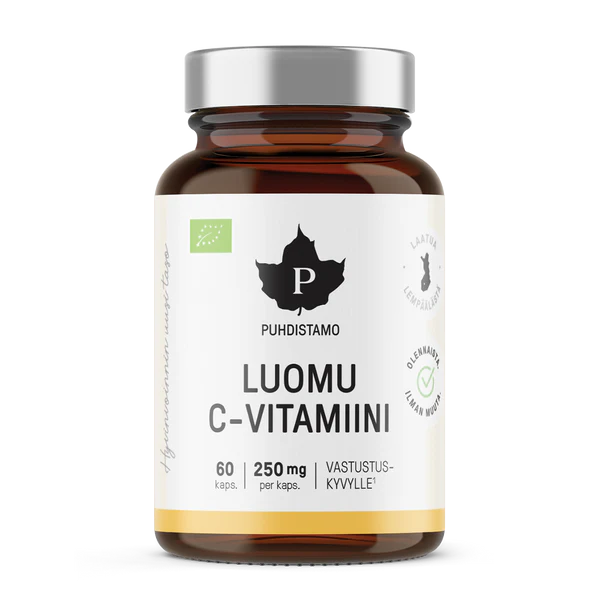 Puhdistamo Luomu C-vitamiini-Puhdistamo-Hyvinvoinnin Tavaratalo