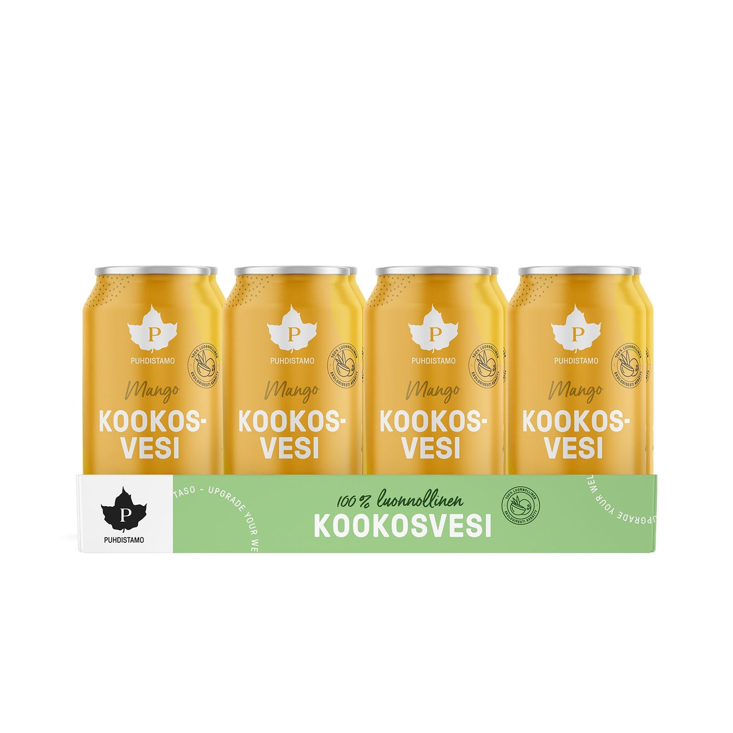 Puhdistamo Kookosvesi Mango 12-pack-Puhdistamo-Hyvinvoinnin Tavaratalo