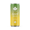 Puhdistamo Natural Energy Drink Pear Lemonade -energiajuoma, vihreä-keltainen 330 ml tölkki