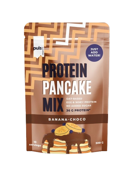 Puls Pancake Mix Banana-Choco-Puls Nutrition-Hyvinvoinnin Tavaratalo