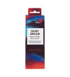 Rectangular box labeled Shiny Dream Small Metal Butt Plug. The packaging features a red, blue, and black gradient with white text and the RFSU logo at the top. The box is shown upright against a plain background in a standard product shot. No people or hands are present. Legible label includes product name only once. Rectangular box labeled Shiny Dream Small Metal Butt Plug. The packaging features a striking red, blue, and black gradient design with white text and the RFSU logo at the top. This sleek small