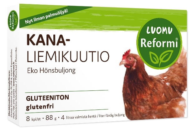 Reformi Luomu Kanaliemikuutiot (Parasta ennen 05.07.2026)