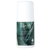 A white roll-on deodorant bottle labeled Rinita Deo Organic Deodorant with aloe vera and herbs, offering 24+ hour protection. The plastic bottle is matte, rounded at the top with a smooth cylindrical body. The label is mostly white with a green aloe vera illustration and simple sans-serif text. “50 ml” is visible on the lower part of the label. The product is photographed on a plain background with no people or props.