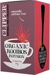 Clipper Luomu Rooibostee 20 pussia – luontaisesti kofeiiniton luomu rooibos -yrttihauduke