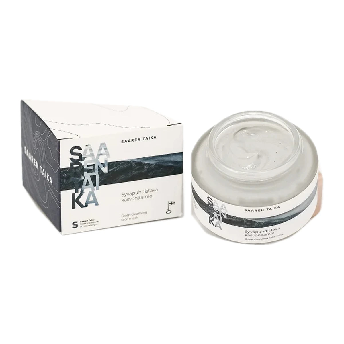 Saaren Taika Syväpuhdistava Kasvonaamio 50 ml lasipurkki