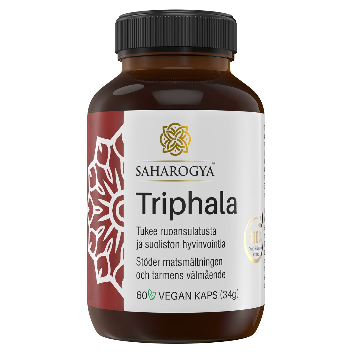 Saharogya Triphala 500 mg-Saharogya-Hyvinvoinnin Tavaratalo