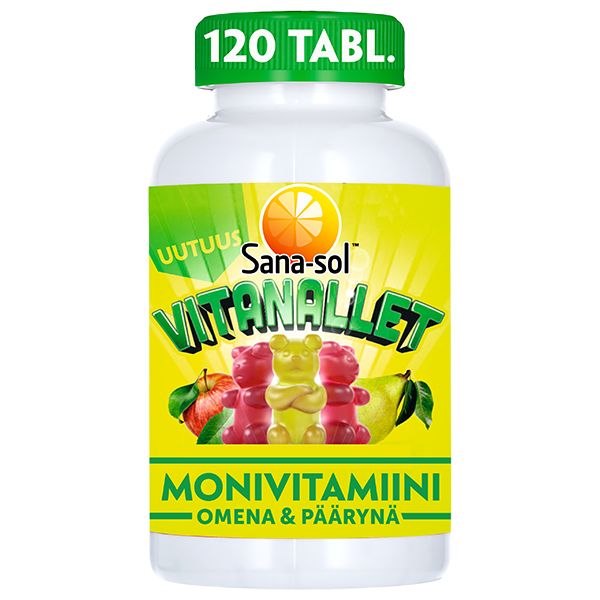 Sana-sol Vitanallet Omena-Päärynä-Sana-sol-Hyvinvoinnin Tavaratalo