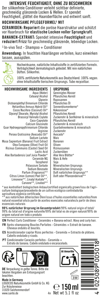 Sante Perfect Curls Hoitoaine