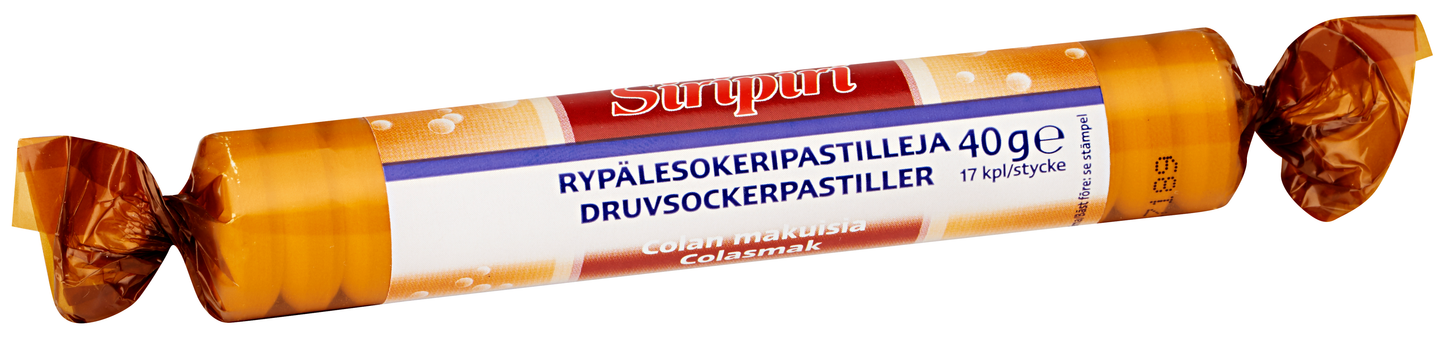 Siripiri Glukoosipastilli Cola-Siripiri-Hyvinvoinnin Tavaratalo
