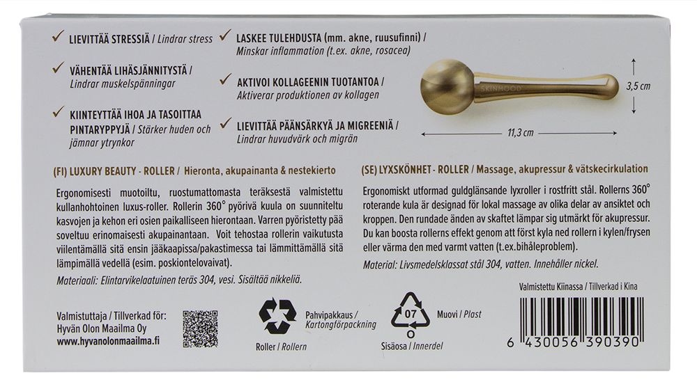 SkinMood Beauty Roller-SkinMood-Hyvinvoinnin Tavaratalo