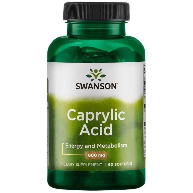 Swanson Caprylic Acid 600 mg