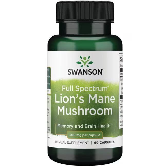 Swanson Full Spectrum Lions Mane Mushroom 500 mg
